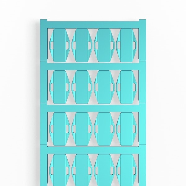 WEIDMÜLLER - Kabelmarkierer SlimFix X , 7-40mm, 23x15mm, PA 66, blau