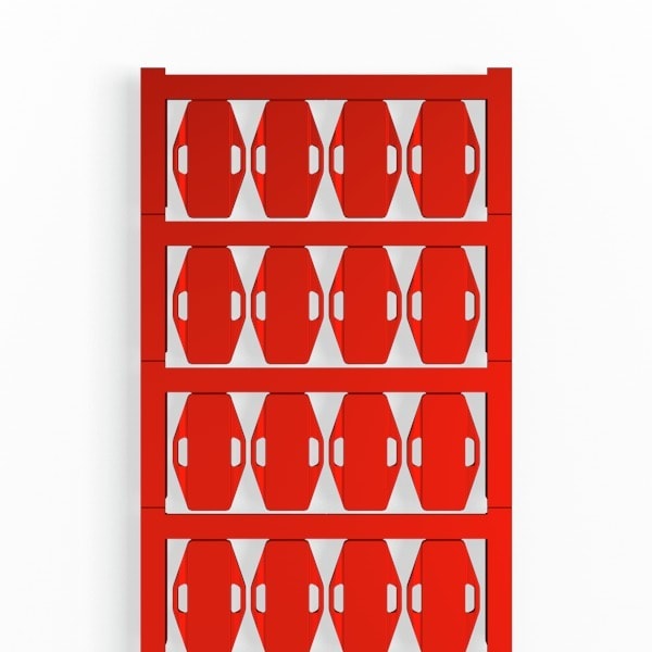 WEIDMÜLLER - Kabelmarkierer SlimFix X , 7-40mm, 23x15mm, PA 66, rot