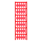 WEIDMÜLLER - Leitermarkierer SlimFix Clip, 2-3.5mm, 30x5.8mm, PA 66, rot