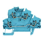 WEIDMÜLLER - Mehrstock-Reihenklemme, Zugfederanschluss, 2.5mm², 800V, 24A, blau
