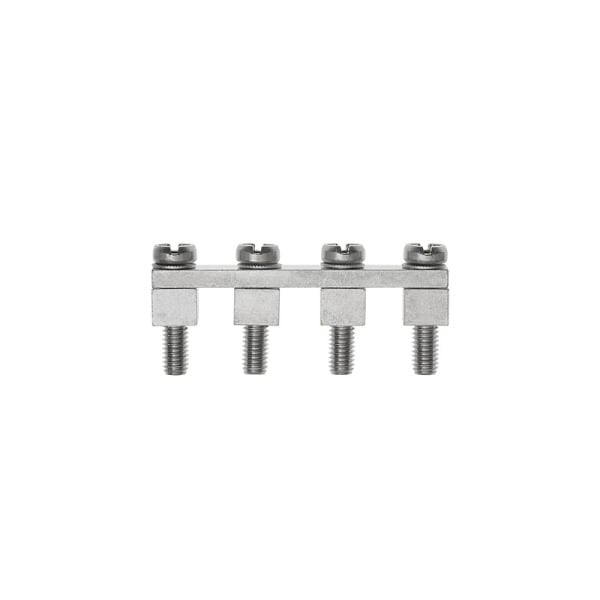 WEIDMÜLLER - Querverbinder, geschraubt, Pole:4, Raster 18.5mm, 150A,silbergrau