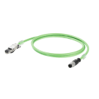 WEIDMÜLLER - Schleppkettenkabel Kupfer PROFINET, M12 IP67, RJ45 IP20, Cat5/5e, PUR, 1.5m