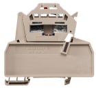 WEIDMÜLLER - Sicherungs-Reihenklemme, Zugfederanschluss, mit LED, 2.5mm², 28A, dunkelbeige