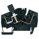 WEIDMÜLLER - Sicherungs-Reihenklemme, Zugfederanschluss, ohne LED, 2.5mm², schwarz