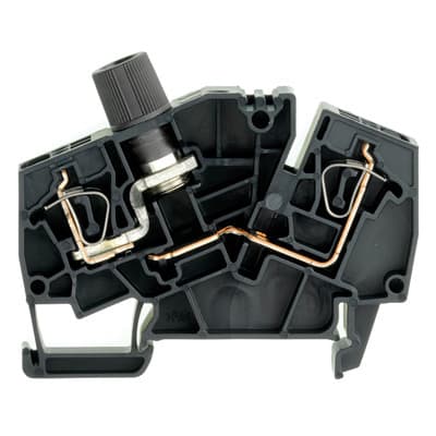 WEIDMÜLLER - Sicherungs-Reihenklemme, Zugfederanschluss, ohne LED, 2.5mm², schwarz