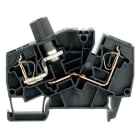 WEIDMÜLLER - Sicherungs-Reihenklemme, Zugfederanschluss, ohne LED, 2.5mm², schwarz