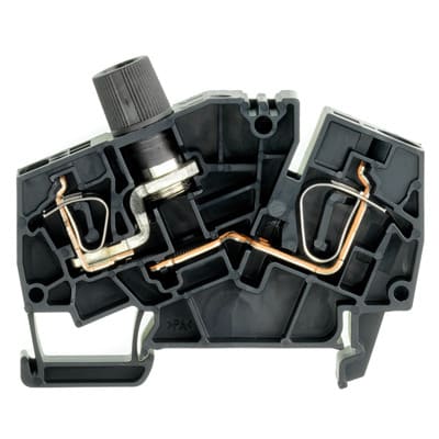 WEIDMÜLLER - Sicherungs-Reihenklemme, Zugfederanschluss, ohne LED, 6mm², schwarz