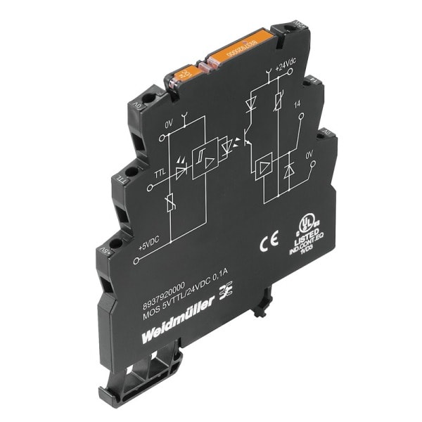 WEIDMÜLLER - Solid-State Relais,5V TTL, 24VDC, 100mA, Schraub