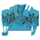 WEIDMÜLLER - Prüftrenn-Reihenklemme ZTR, Zugfeder, 2.5mm², 400V, 10A blau
