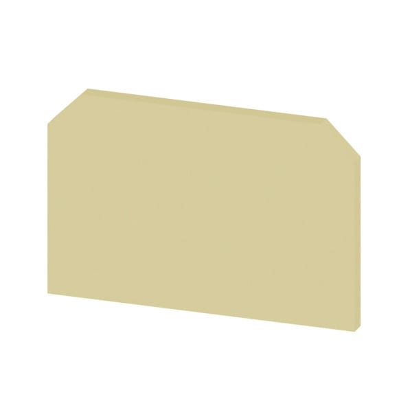 WEIDMÜLLER - Abschlussplatte, 54 mm x 3 mm, dunkelbeige