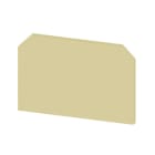 WEIDMÜLLER - Abschlussplatte, 54 mm x 3 mm, dunkelbeige