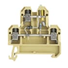 WEIDMÜLLER - Mehrstock-Reihenklemme, Schraubanschl, 4mm², 24V, beige/gelb
