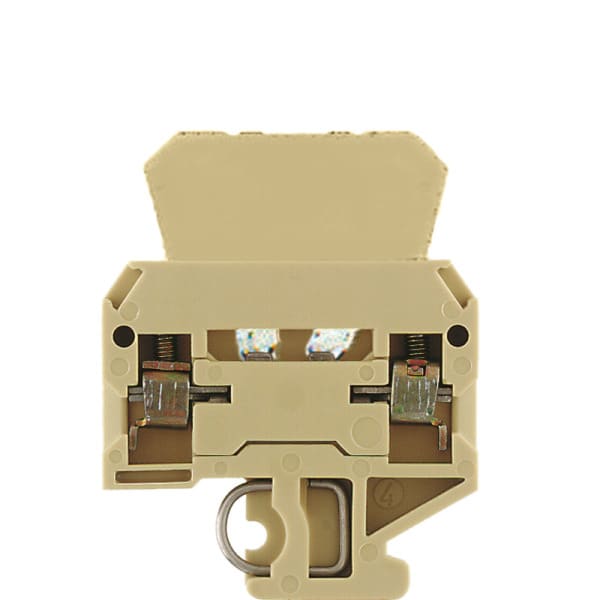 WEIDMÜLLER - Prüftrenn-Reihenklemme SAK, Schraub, 4mm², 250V, 10A, beige/gelb