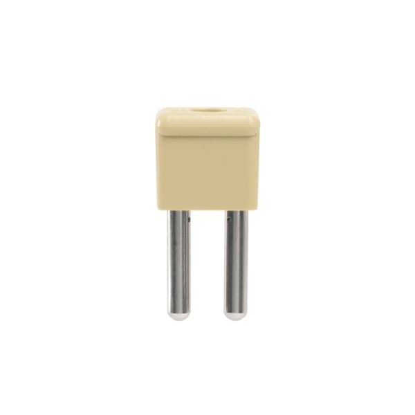 WEIDMÜLLER - Querverbinder, gesteckt, Pole:2, Raster 10mm, Isoliert, 44 A, beige