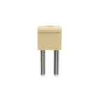 WEIDMÜLLER - Querverbinder, gesteckt, Pole:2, Raster 10mm, Isoliert, 44 A, beige