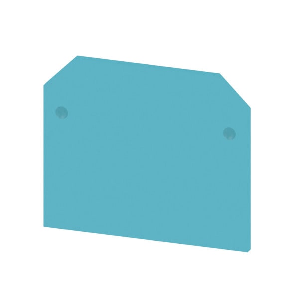 WEIDMÜLLER - Abschlussplatte, 36.5 mm x 1.5 mm, blau