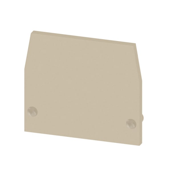 WEIDMÜLLER - Abschlussplatte, 22.5 mm x 1.5 mm, beige