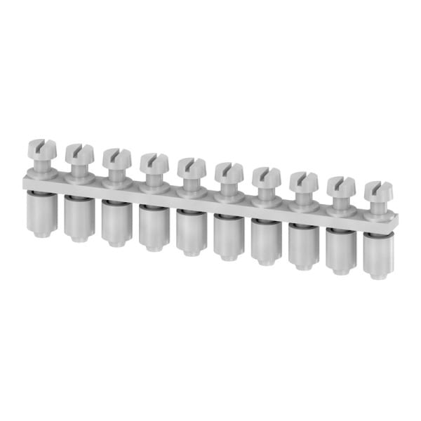 WEIDMÜLLER - Querverbinder, geschraubt, Pole:10, Raster 5.1mm, 24A, grau