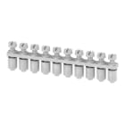 WEIDMÜLLER - Querverbinder, geschraubt, Pole:10, Raster 5.1mm, 24A, grau