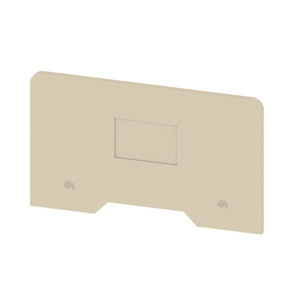 WEIDMÜLLER - Abschlussplatte, 52 mm x 1.5 mm, beige