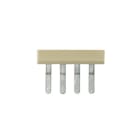 WEIDMÜLLER - Querverbinder, geschraubt, Pole:4, Raster 6mm, Isoliert, grau
