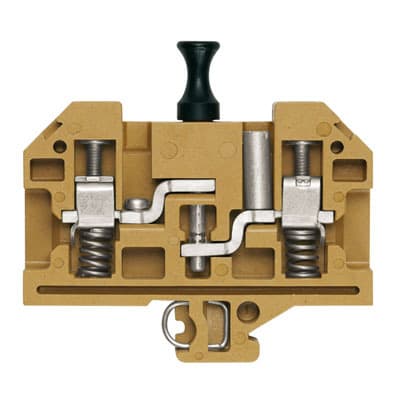 WEIDMÜLLER - Prüftrenn-Reihenklemme SAK, Schraub, 6mm², 500V, 41A, gelb