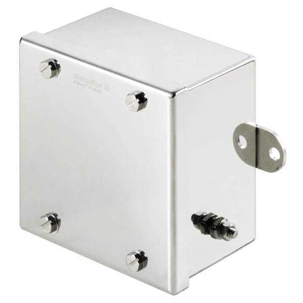 WEIDMÜLLER - Edelstahlgehäuse Klippon STB, 150x150x90mm, elektropoliert, silber