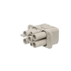 WEIDMÜLLER - HDC-Einsatz Buchse, 690V, 40A, Pole:6, Crimp, Braugr. HQ