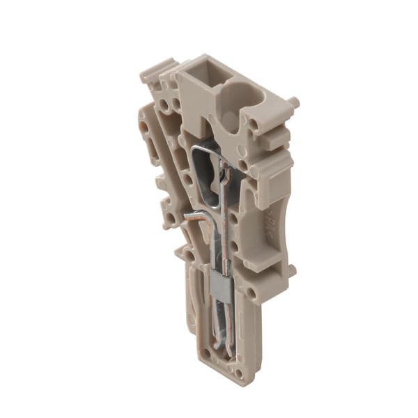 WEIDMÜLLER - Stecker (Klemmen), Steckanschluss, 2.5mm², 500V, 24A, Polzahl: 1, dunkelbeige