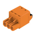 WEIDMÜLLER - Leiterplattensteckverbinder (Leiter), 5.08mm, Polzahl: 3, PUSH IN, Zugfeder