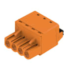 WEIDMÜLLER - Leiterplattensteckverbinder (Leiter), 5.08mm, Polzahl: 4, PUSH IN, Zugfeder