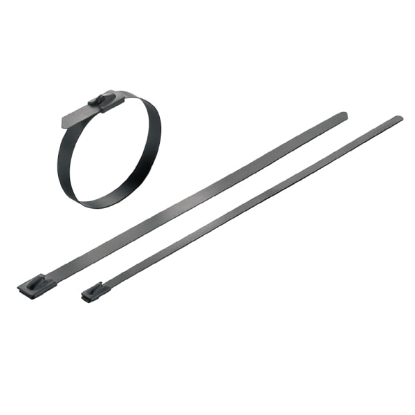 WEIDMÜLLER - Kabelbinder, 4.6mm, Edelstahl, Polyester beschichtet, 445 N, schwarz