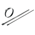 WEIDMÜLLER - Kabelbinder, 4.6mm, Edelstahl, Polyester beschichtet, 445 N, schwarz