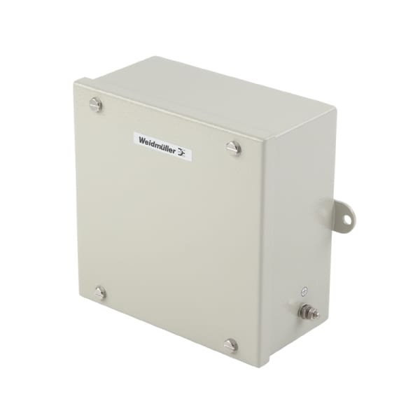 WEIDMÜLLER - Stahlblechgehäuse Klippon STB, 400x250x130mm, pulverbeschichtet, kieselgrau