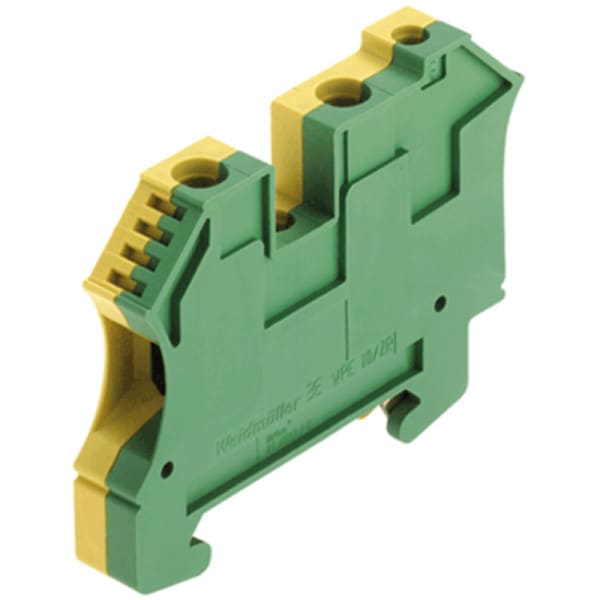 WEIDMÜLLER - Schutzleiter-Reihenklemme, Schraubanschl, 10mm², 1000V, grün/gelb