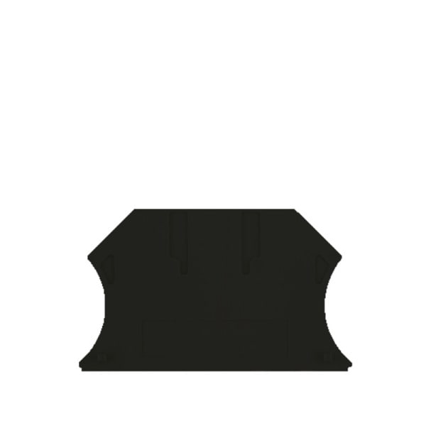 WEIDMÜLLER - Abschlussplatte, 56 mm x 1.5 mm, schwarz