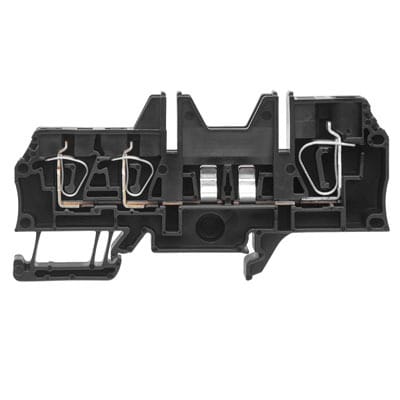 WEIDMÜLLER - Sicherungs-Reihenklemme, Zugfederanschluss, ohne LED, 6mm², 250, 57A, schwarz