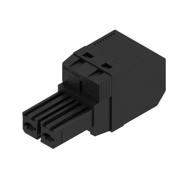 WEIDMÜLLER - Leiterplattensteckverbinder (Leiter), 7.62mm, Polzahl: 2, PUSH IN