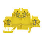 WEIDMÜLLER - Mehrstock-Reihenklemme, Zugfederanschluss, 2.5mm², 500V, 20A, gelb
