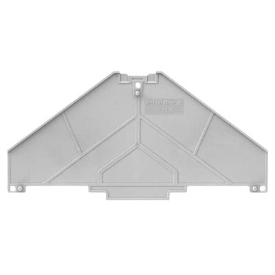 WEIDMÜLLER - Trennwand (Klemmen), unbeschriftet, 120x59.7mm, grau