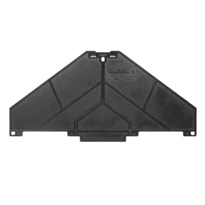 WEIDMÜLLER - Abschlussplatte (Klemmen), 120x3mm, schwarz