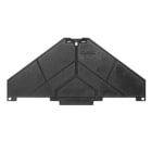 WEIDMÜLLER - Abschlussplatte (Klemmen), 120x3mm, schwarz
