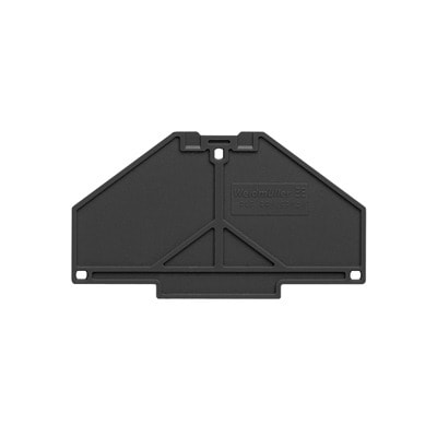 WEIDMÜLLER - Abschlussplatte (Klemmen), 70x3mm, schwarz