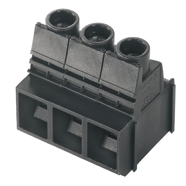 WEIDMÜLLER - Leiterplattenklemme, 10.16mm, Polzahl:3, Abgang: 90°, Zugbügelanschluss