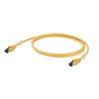 WEIDMÜLLER - Patchkabel, RJ45 IP20, RJ45 IP20, Cat.6A/ClassEA, LSZH, gelb, 25m