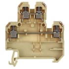 WEIDMÜLLER - Thermocouple-Reihenklemme, Schraubanschl, 4, beige/gelb
