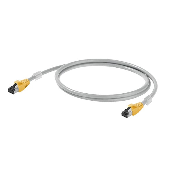 WEIDMÜLLER - Patchkabel crossover, RJ45 IP20, Cat.6a/Class EA, LSZH, grau, 3m