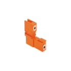 WEIDMÜLLER - Befestigungsblock, orange, Pole:1