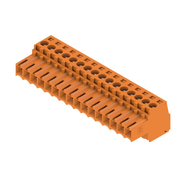 WEIDMÜLLER - Leiterplattensteckverbinder (Leiter), 3.50mm, Polzahl: 16, Zugbügelanschluss