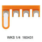 WEIDMÜLLER - Querverbinder, gesteckt, Pole:4, Raster 14.1mm, Isoliert, orange